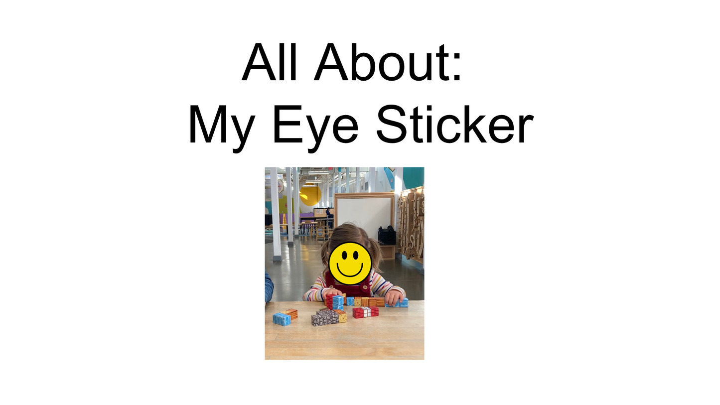 All About My Eye Sticker (Patching)