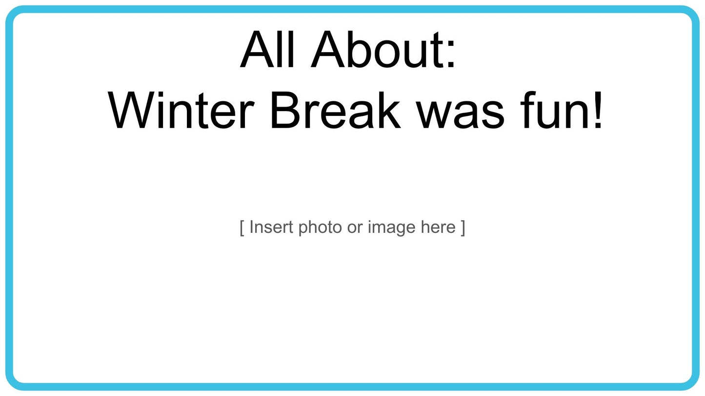 Winter Break Bundle