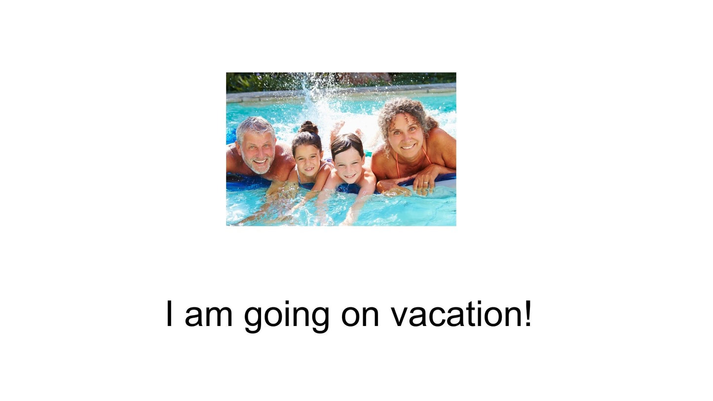All About Going on Vacation